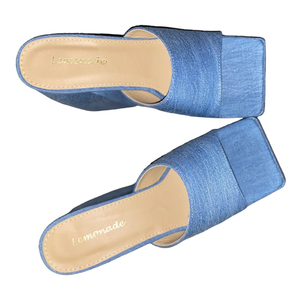 Chunky heeled platform sandal